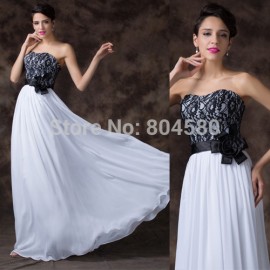   Hot selling Strapless Floor Length Lace evening gown long prom dresses party Elegant homecoming dresses CL6203