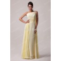  Princess Grace Karin One Shoulder Chiffon Evening dress Long Prom dresses  Ball Party Gown Women Celebrity Plus Dress 6066