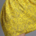 Vintage Jewel Neck 3/4 Sleeves Print Dress For Women