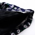 Vintage Jewel Neck Printed Sleeveless Bowknot Dress For Women