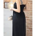 Vintage One-Shoulder Pleated Rhinestoned Prom Dress For Women