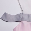 Vintage Round Collar Sleeveless Spliced Women's Dress