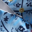 Vintage Round Neck Short Sleeve Flower Pattern Women's Dress