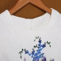 Vintage Scoop Collar Sleeveless Floral Print Women's Dress