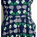 Vintage Sleeveless Printed A-Line Dress For Women