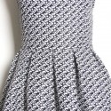 Vintage Jewel Neck Sleeveless Houndstooth Dress For Women
