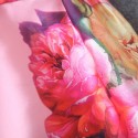 Vintage Scoop Neck High Waist Sleeveless Floral Print Dress For Women