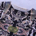 Vintage Scoop Neck Print Sleeveless Dress For Women