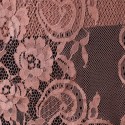 Vintage Turtleneck Long Sleeves Lace Splicing Dress For Women