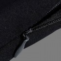 Vintage V-Neck Long Sleeves Faux Leather Splicing Pocket Dress For Women