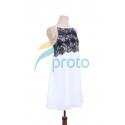   Fashion Summer Dress Women Spaghetti Strap Loose Floral Lace Casual Dress 9108