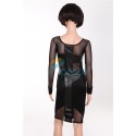   Long Sleeve Autumn Dress Black Bodycon Bandage Dress Midi Pencil Dress OL Brief Women Work Wear Office Dress 9076