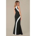 Novelty Elegant Sexy One Shoulder Dress  Brand  Long Maxi Dress Strip Striped Party Prom Dance Dance Dresses HW0271