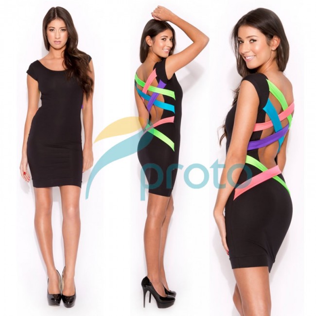 S M L XL XXL Plus Size 2014 New Summer Dress Women Criss Cross Back Bodycon Mini Dress Sexy High Street Club Dress Vestidos 9107