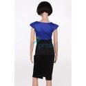 Summer Dress   Women Elegant Knee Length Brief Bodycon Midi Dress OL Pencil Dress Women Work Wear Office Dress 9075-1