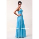   Design Lady Charming Sexy Shinning One-shoulder Chiffon Prom Party Gown Beach Evening Long Dress Celebrity Gown CL6027