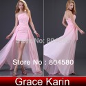   Grace Karin Sheath Bandage dress Sexy Stock One Shoulder Chiffon Party Gown Prom Ball Evening Dresses 8 Size CL3828