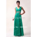  sexy Deep V-Neck Evening Dress for women Prom Dresses Gown Chiffon Long Party formal Gowns CL6064