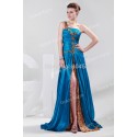  Hot Grace Karin Stock One Shoulder Evening Dress Ball Short Bandage dress with Long back skirt Prom Gown dress Blue CL4407