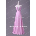    A-Line Floor Length Empire Beaded Chiffon Formal Dresses Long prom dress Women Evening party gown CL6055