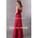    Strapless Floor Length Print Celebrity Dresses Sexy Red Carpet dress Long Evening Party Gown CL3132