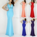 2015 Spring New Fashion Women Sexy Floor Length Party Bodycon Bandage Dress Celebrity Dresses Formal Evening Prom Gown CL6097