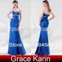 Actual Images Grace Karin Strapless Sleeveless Floor Length Fashion Evening Party dresses Long Mermaid Prom Dress  CL4467