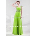 Bead Strapless Chiffon A-Line Party Prom Dresses Formal Evening Long Dress  CL4446