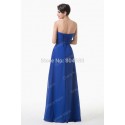 Beautiful   Winter Special Occasion Long Blue Chiffon party dress renda Formal Evening Gown Women Prom dresses CL6232
