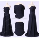Dark Navy Sexy Sleeveless Summer Maxi Long Prom Dress Party Homecoming Ball Evening dresses Floor Length Formal Gowns 3442
