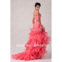 Elegant  Grace Karin Stock Strapless Organza Evening Party Long Dress Formal Gowns  CL6072
