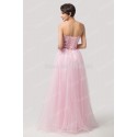 Elegant Design Grace Karin Long Beads Pink Formal Occasion Party Gowns Sexy Women Evening Prom Dresses  Ball Gown CL6121