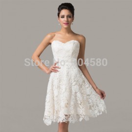Elegant Design Grace Karin off shoulder women Celebrity Party Dress Lace prom Dresses Short Evening Gowns CL6126