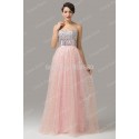 Elegant  Strapless Tulle Formal model dress party long maxi Evening dresses women Celebrity Gowns Lace-up back CL6150