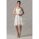Elegant Design! Grace Karin off shoulder women Celebrity Party Dress Lace prom Dresses white Short Evening Gowns CL6126