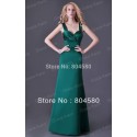 Fashion Stock Sweetheart Floor Length Long Prom dresses Formal Party Gown Green Bandage Evening Dress  CL3463