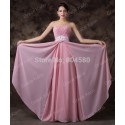 Fashion Summer Autumn Women Floor Length A-Line Celebrity Chiffon Dress party Evening Elegant Prom dresses Formal Gowns CL6202