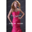 Fashion Women Sexy Sweetheart Formal party Bandage Dress Mermaid Evening Dresses Long Red Celebrity Prom Gown CL2289