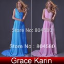  Delivery Sexy Stock One shoulder Chiffon & Lace evening dress Long Party Dresses Gown Prom Ball CL3522
