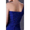  Delivery Stock Women Sexy One Shoulder Pleated Party Gown Long Prom Ball Evening Dress  CL3467