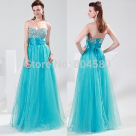 s/lot Grace Karin Sexy Strapless Sweetheart Beaded Sequins Long Party Gown Prom Ball Evening Dress 8Size CL4011