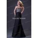 Grace Karin Stock Strapless Leopard Party Gown Prom Ball Formal Evening Dress 8 Size CL3423
