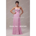 s/lot  Floor Length Sexy Beaded Bridesmaid Dresses Party gown Formal Prom Chiffon Dress CL6055
