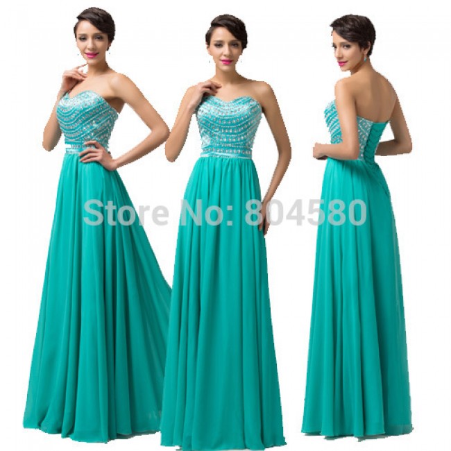 Free Shipping GK Sexy Strapless Party Chiffon Celebrity dress Long Evening Gowns A Line Prom dresses 2015 Special Occasion 6164
