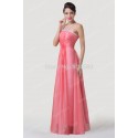 Grace Karin Sexy Fashion Hater Beads Toast Party Dress Long Chiffon Bridesmaid dresses  Formal Prom Gown CL6199