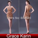 Grace Karin Women casual dress Knee length Beautiful Bandage dresses short Evening Gown CL3136