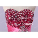 Sweetheart Evening Dress Short Front Long Back Formal Gown Elegant beading Prom Party Dresses Long  CL6012