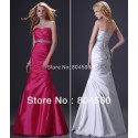 Gorgeous Sexy Strapless Beading Formal evening red carpet gowns Mermaid Prom Dress Long party Dresses CL2289