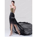 Grace Karin   Sexy Short Front Long Back Chiffon Prom Dress Evening Formal Party Gown Ball Women Celebrity dresses CL6254