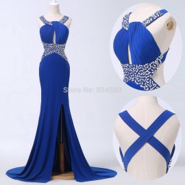 Grace Karin Backless Sheath Long Party Gown Women Sexy Bandage dress Formal Occasion Prom Evening dresses  CL6277